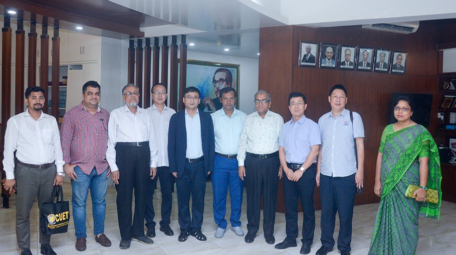 CUET VC exchanges views with Power China Zhongnan Engg Corporation team
