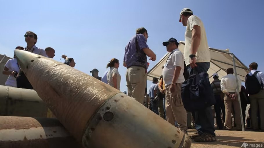 US cluster munitions delivered to Ukraine