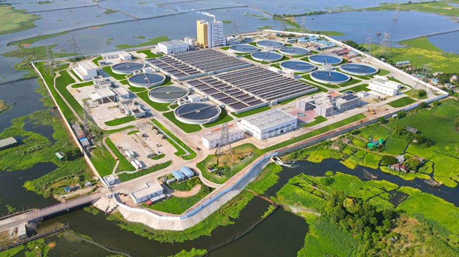 South Asia’s largest  sewage treatment  plant opens in Dhaka   