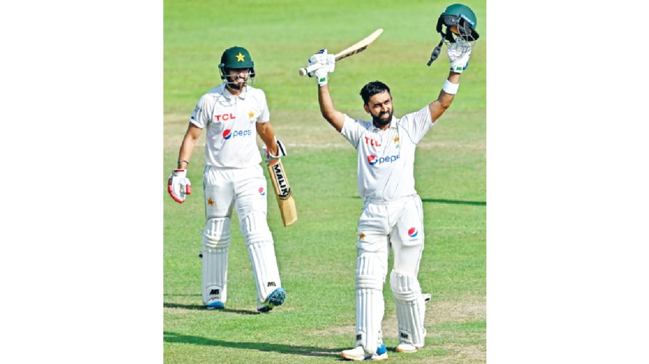 Shafique double-ton, Salman rapid century put Pakistan well on top    