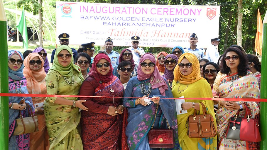 BAFWWA president opens  new school building  