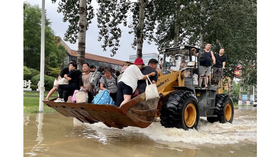 The Chinese town engulfed by a flood  to save Beijing