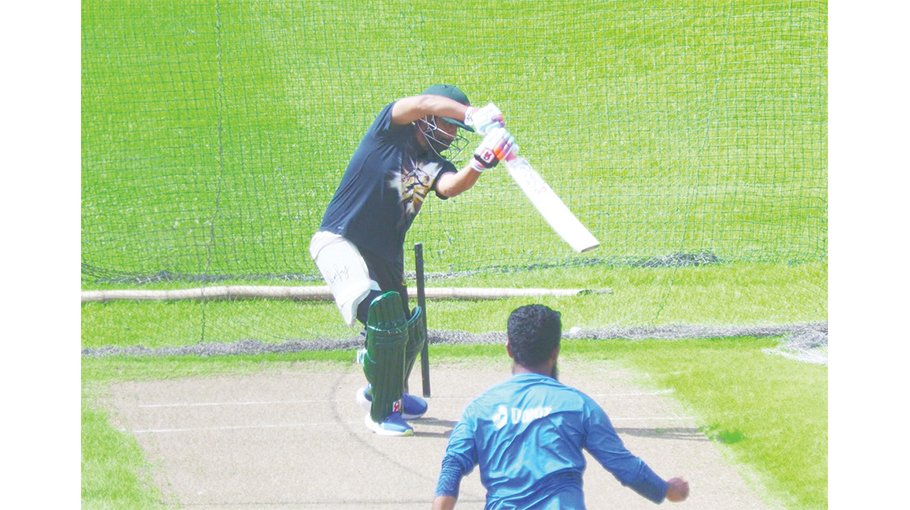 Tamim bats in nets
