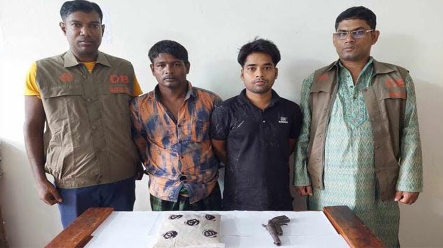 2 held with firearm, heroin in Rajshahi
