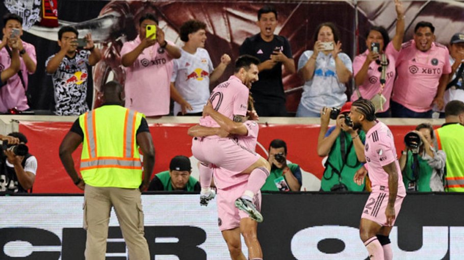 Messi scores in MLS debut as Miami  win at Red Bulls