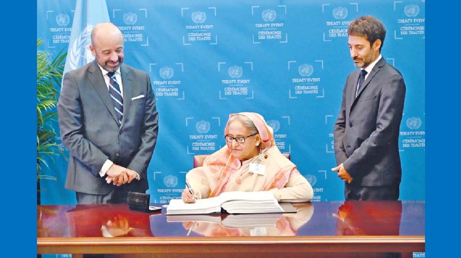 PM signs High Sea Treaty