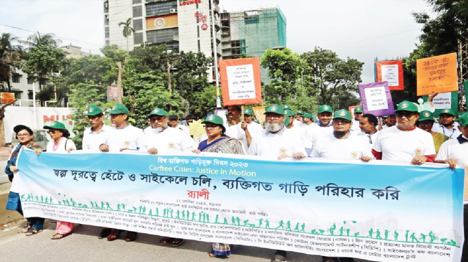 Call for development of walking and cycling infrastructure in city 