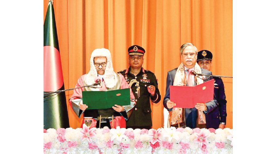 Justice Obaidul Hasan takes oath  as 24th CJ