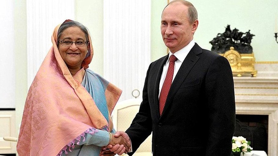 Sheikh Hasina, Putin jointly launch RNPP on Oct 5 