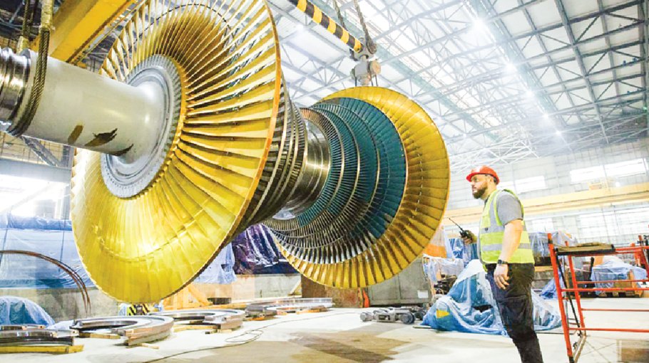 RNPP installs   Low-pressure Rotors in turbine room