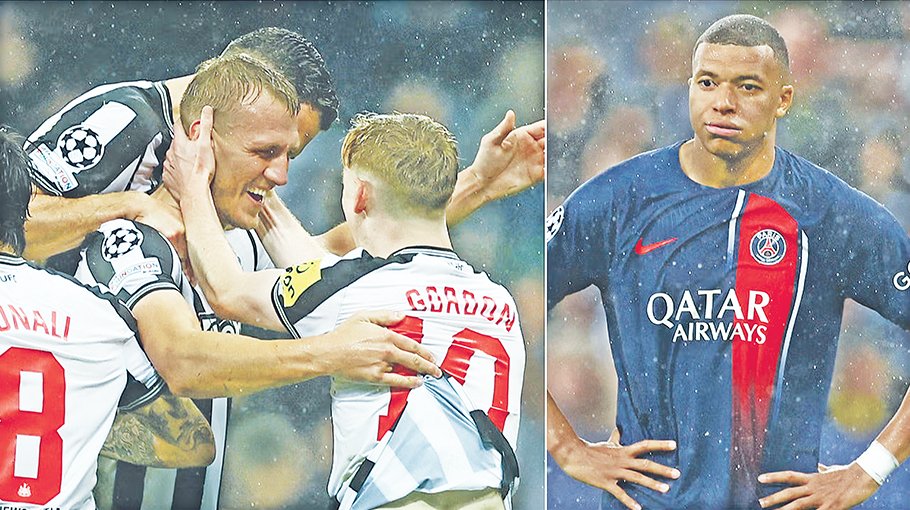 Newcastle run riot to secure famous win over PSG