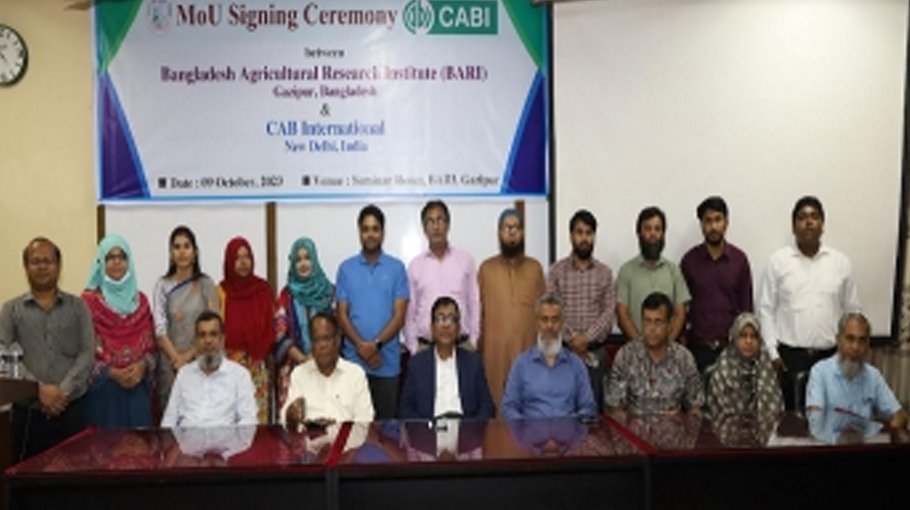 MoU signed between BARI, CABI