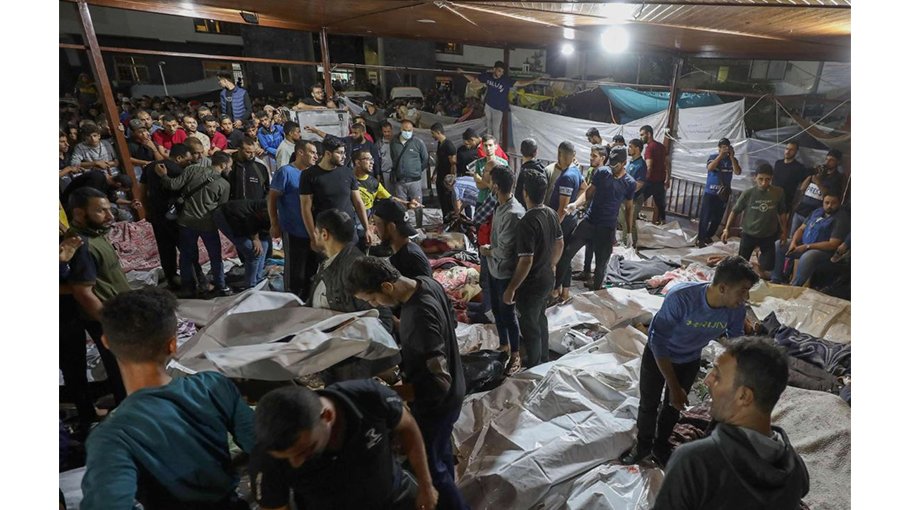 Over 500 killed in Gaza hospital blast