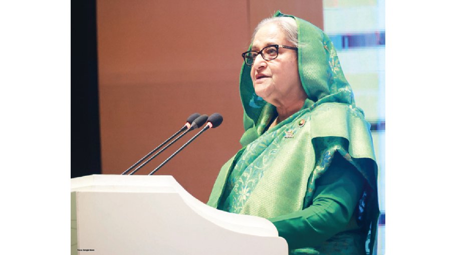 PM slams BNP’s silence about Israeli attack on Palestine
