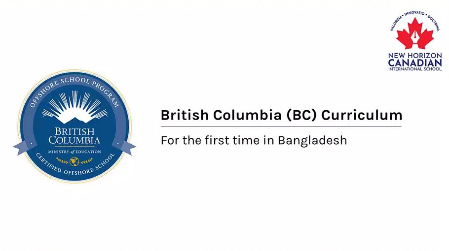 British Columbia curriculum now in Bangladesh
