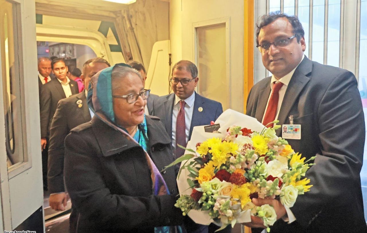 Prime Minister Sheikh Hasina reached Belgium 