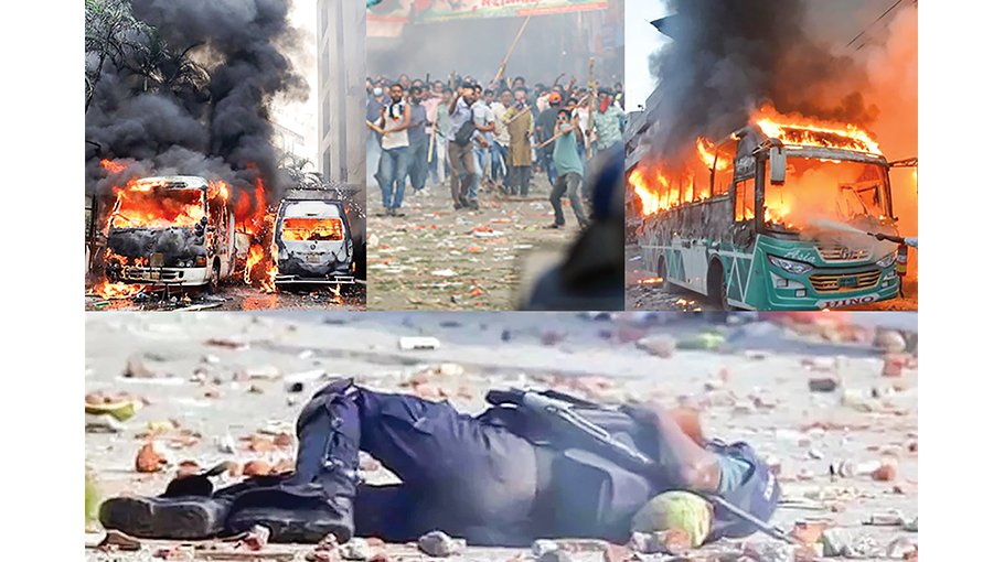 BNP mayhem on city streets