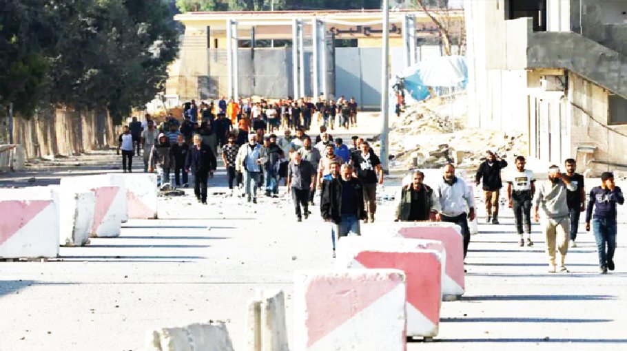 Israel pushes thousands of detained cross-border workers into war-torn Gaza