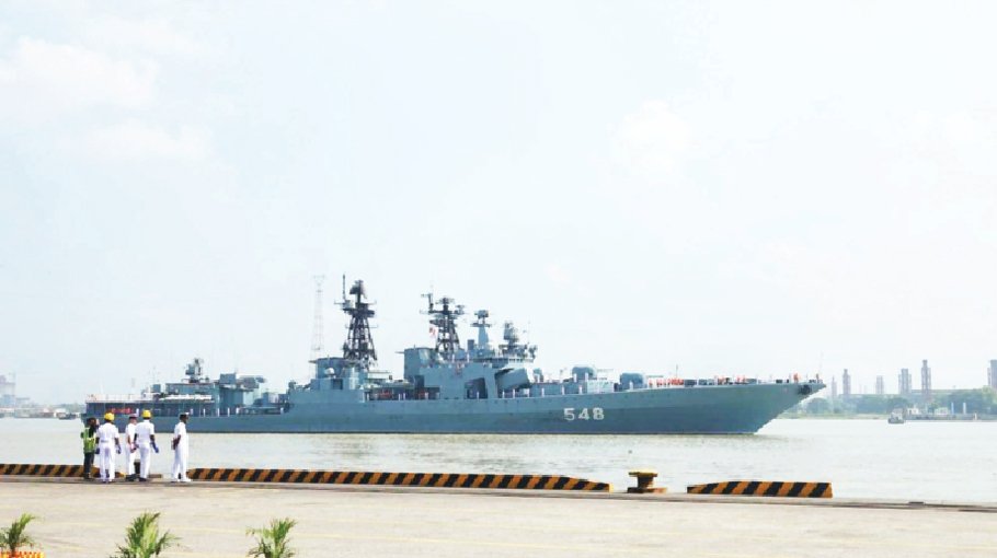 Russian military ship visits Bangladesh for the first time in 50 years