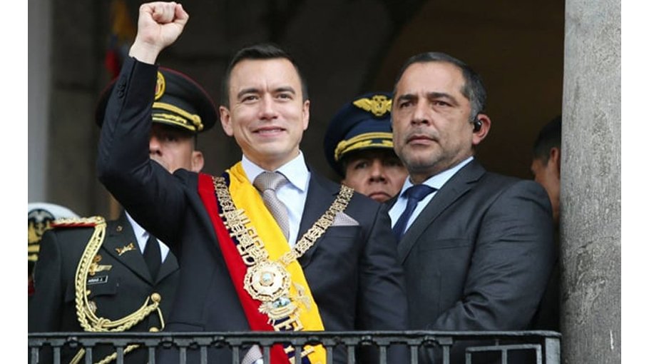 Ecuador president to post VP in Israel   for peace talks