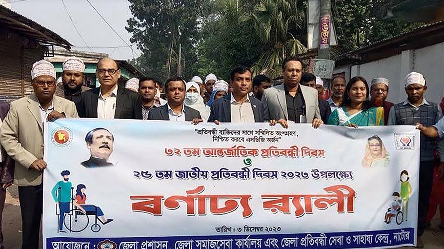 Int’l Day of Persons with Disabilities observed in Khulna, Natore