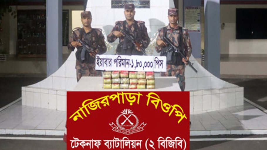 1.80 lakh Yaba tablets seized 