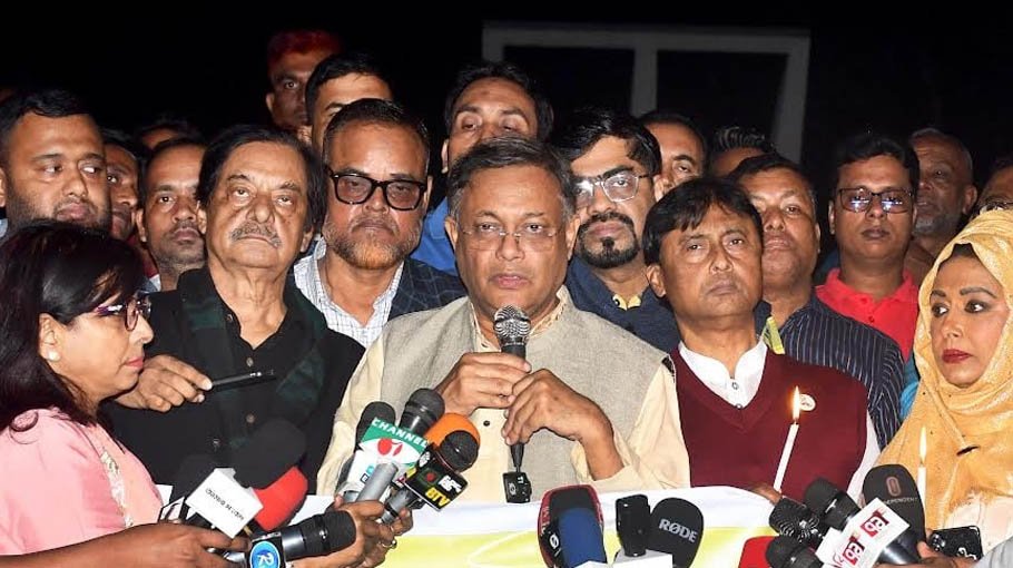Countrymen to give   befitting reply if BNP tries to create   instability: Hasan