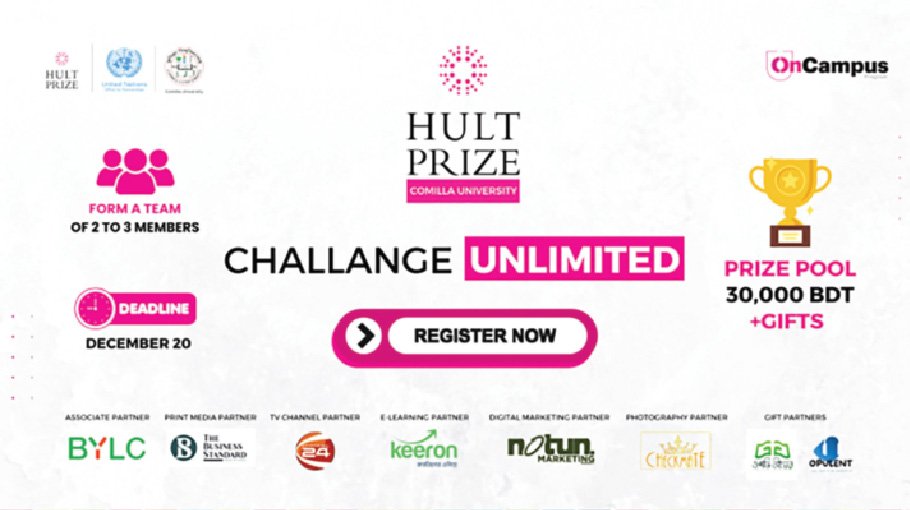Registration opens for Hult Prize Comilla University