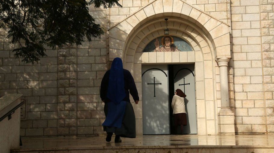 Gazans trapped in church fear being shot, says relative