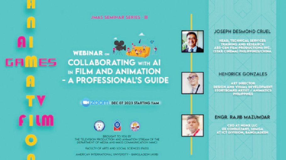 AIUB holds webinar on AI use in animation