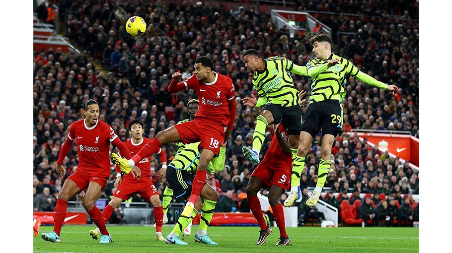 Arsenal, Liverpool share spoils in epic clash 