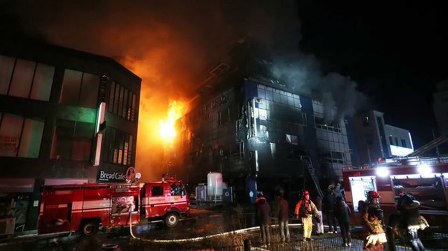 2 killed, 29 injured in  S Korea’s apartment fire