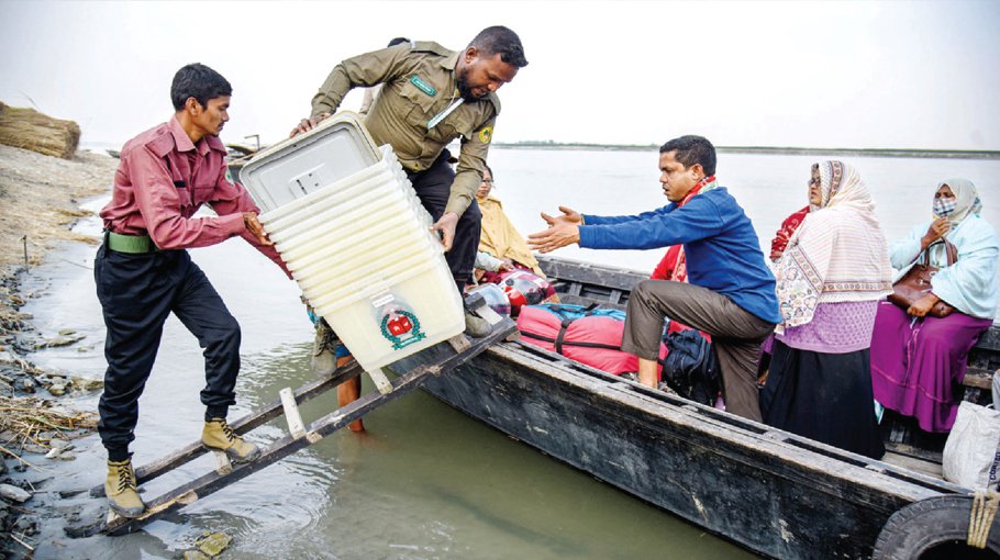 Poll materials sent to centres amid tight security