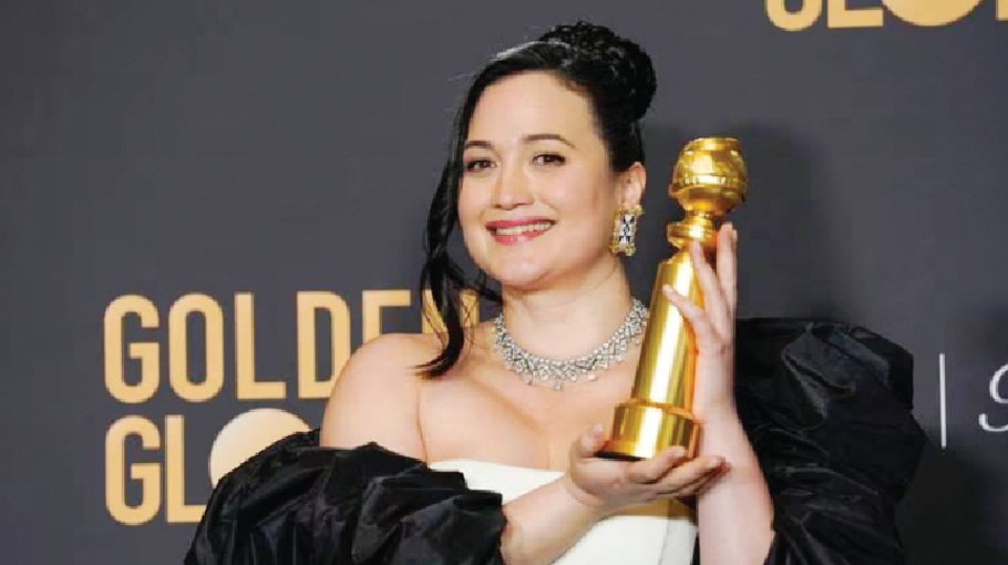 Lily Gladstone wins Best Female Actor-Motion Picture award