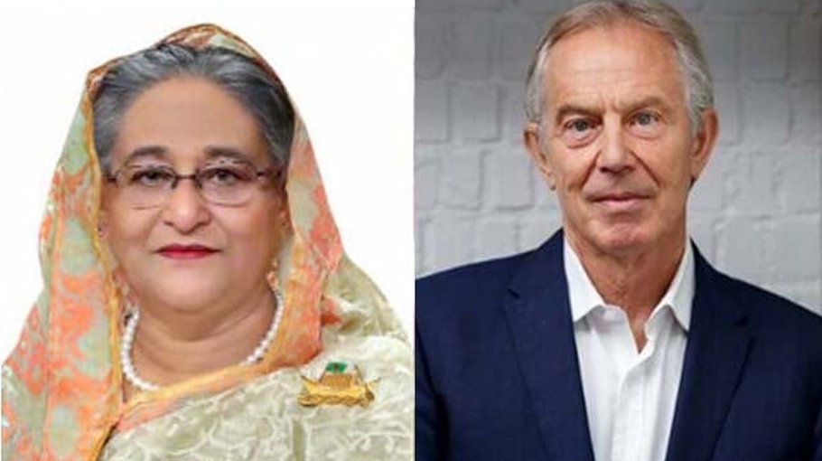 Tony Blair congratulates Sheikh Hasina on her reelection as PM