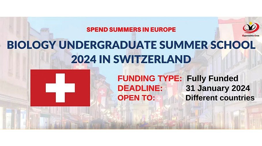 Biology Undergraduate Summer School 2024 in Switzerland