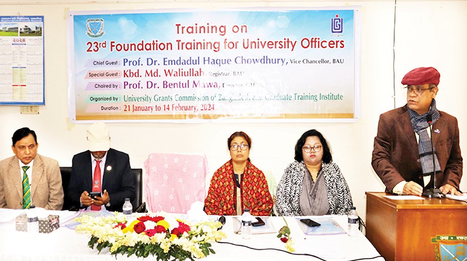 23rd foundation training workshop begins at BAU