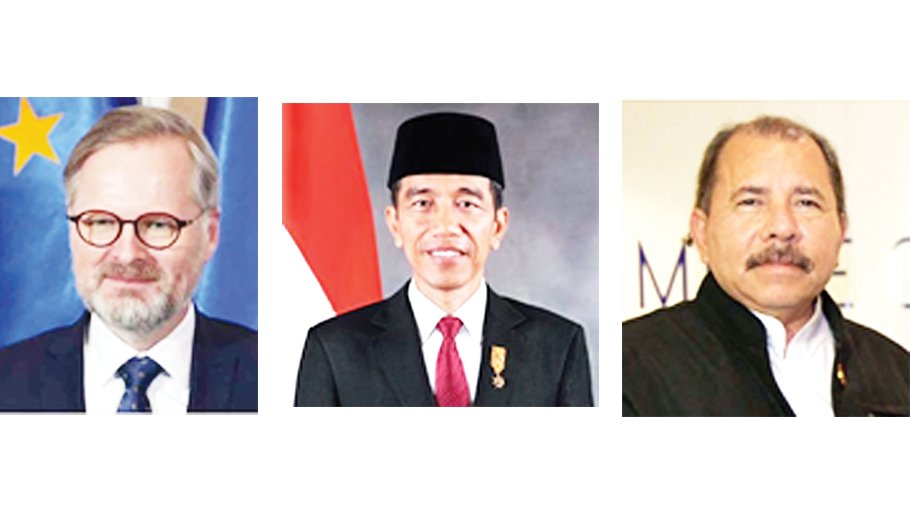 Indonesia, Nicaragua Presidents, Czech PM greet Hasina