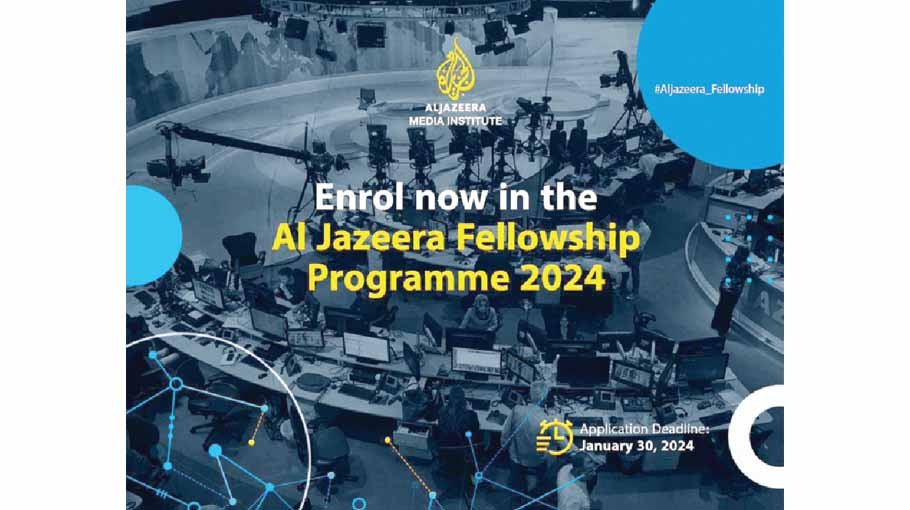 AI Jazeera Fellowship Prog 2024 for Journalists, Scholars