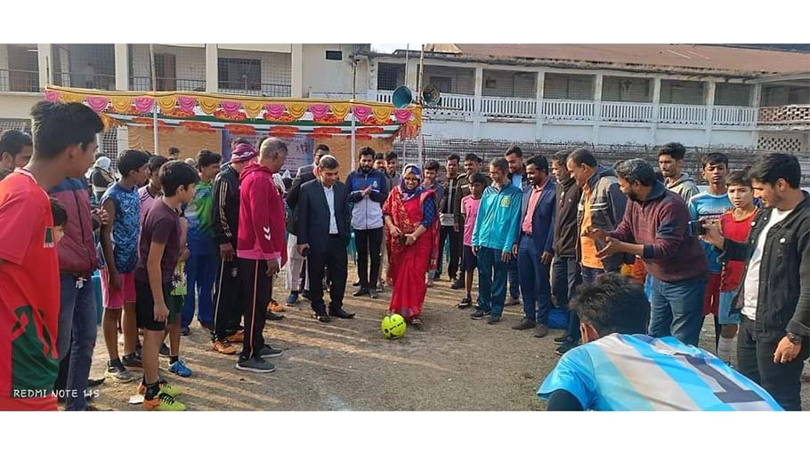 Football training   inaugurated 