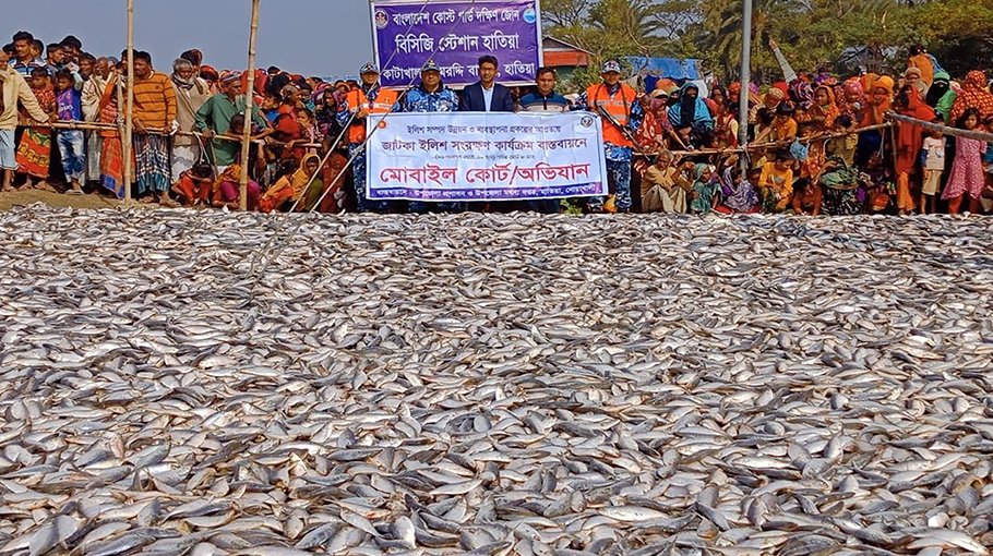 16 arrested with 420  tonnes jatka in Hatia