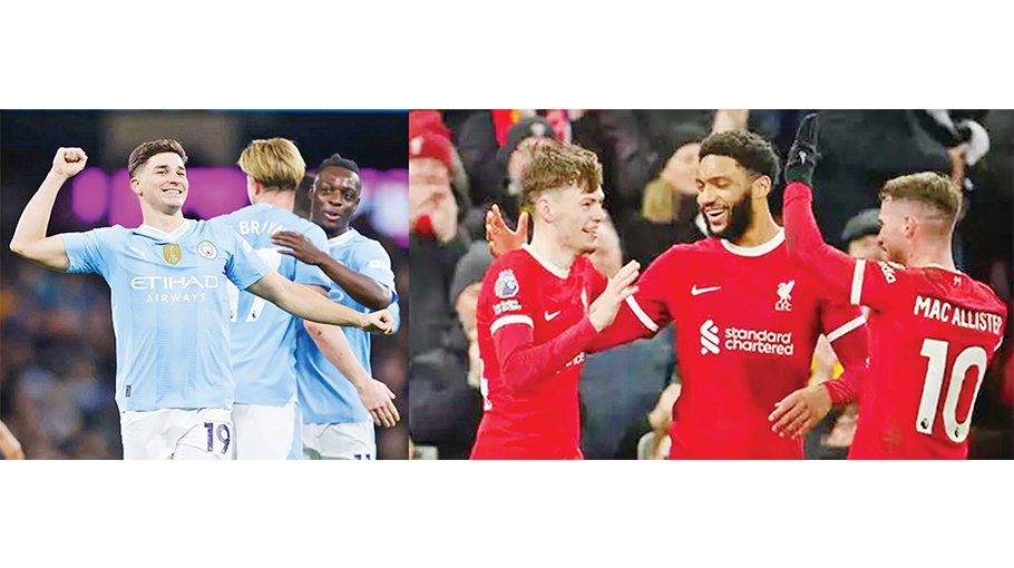 Man City beat Burnley, Liverpool trounce Chelsea  