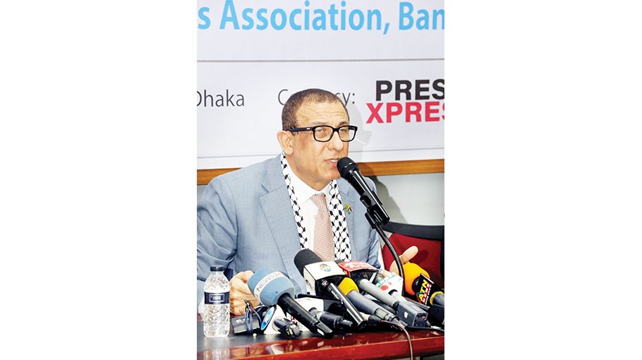 Grateful to Bangladesh, S Africa, says Palestine ambassador