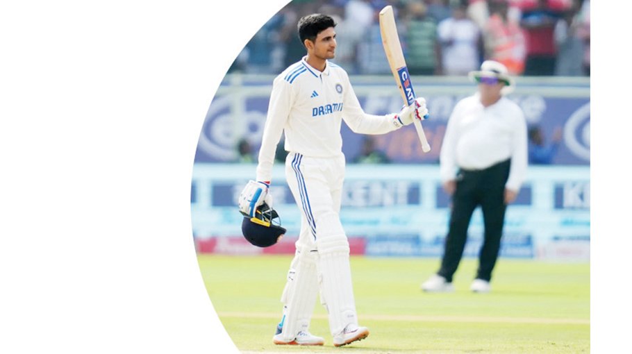 Gill ton keeps India in control