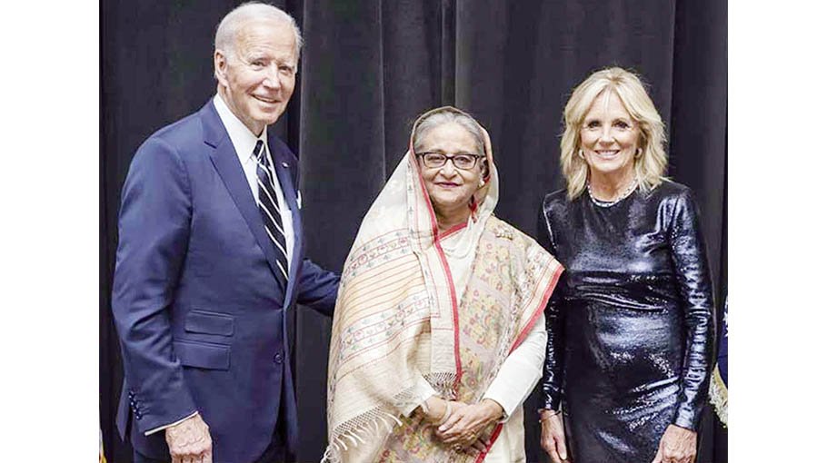 Biden writes to Hasina to work together 