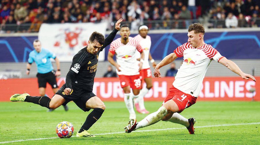Diaz sends Real to victory in Leipzig 