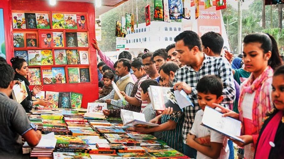 Ekushey Book Fair emits spring   fragrance