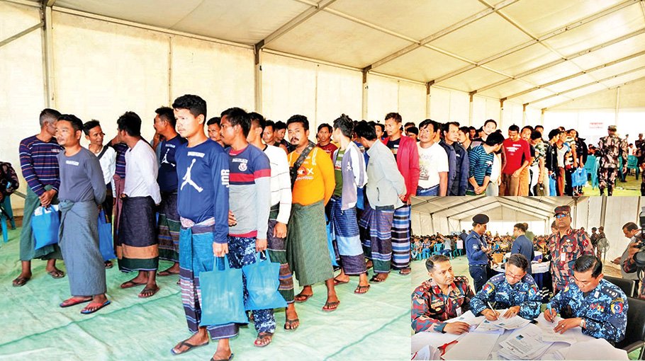 Myanmar takes back 330 BGP, army men 