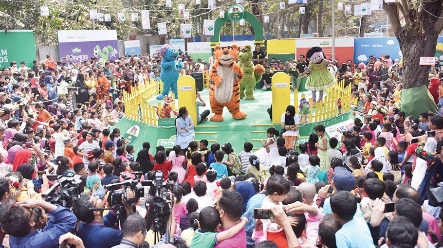 Shishu Prohor draws attention at Amar Ekushey Book Fair