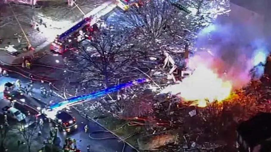 Virginia home blast kills firefighter, injures 11 people